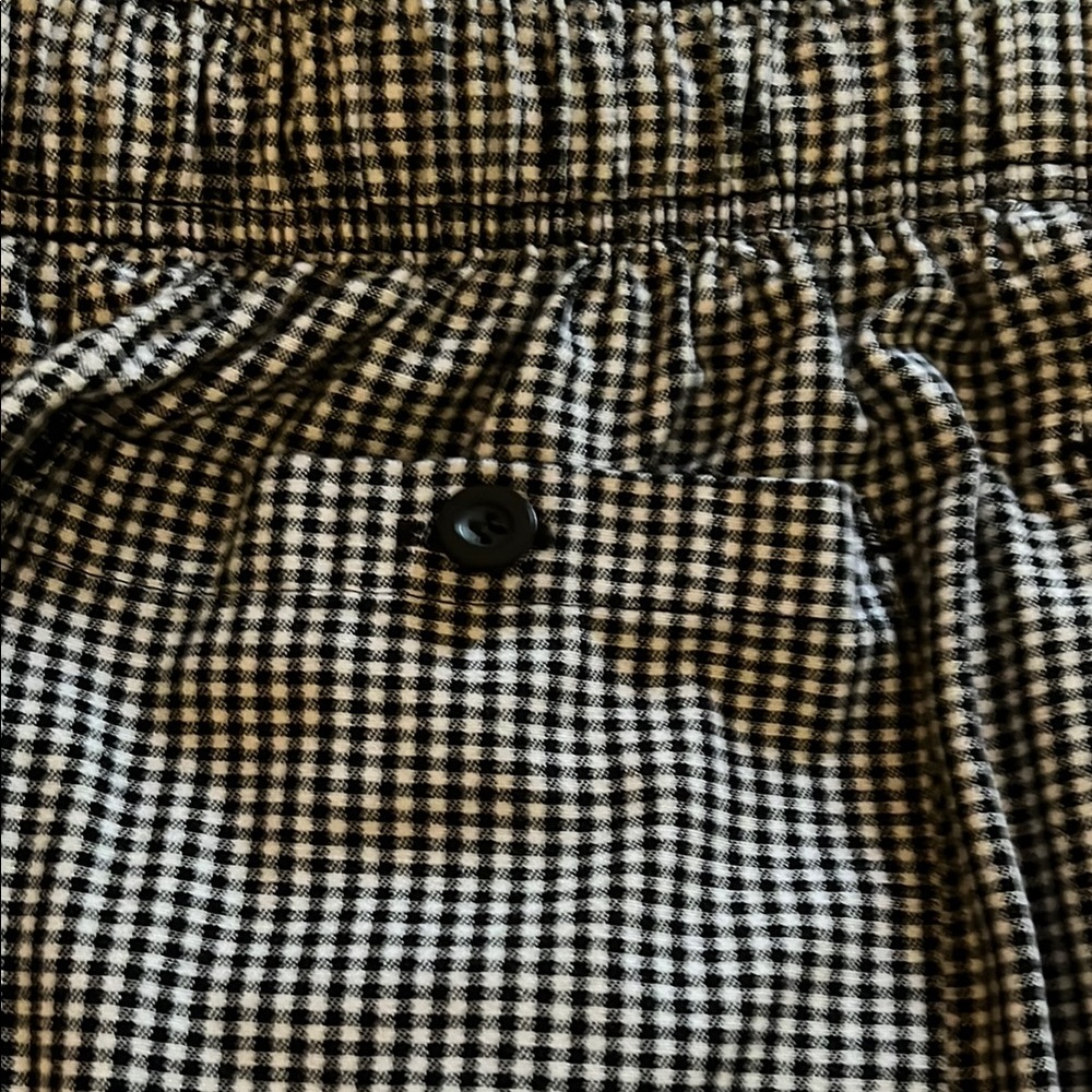 Black/white checkered chef pants - Picture 7 of 8